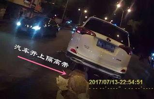 男子醉驾当吃瓜群众,围观群众惊险逃生